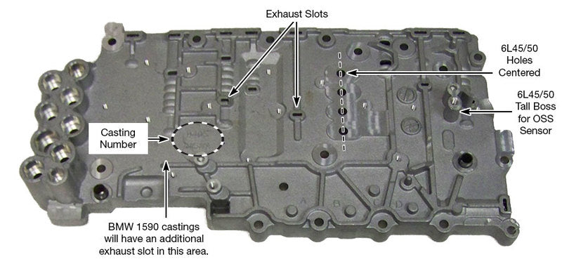 6L45 Valve Body