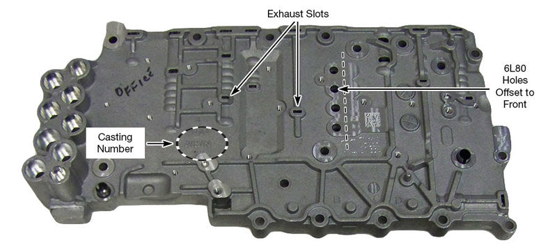 6L50 Valve Body